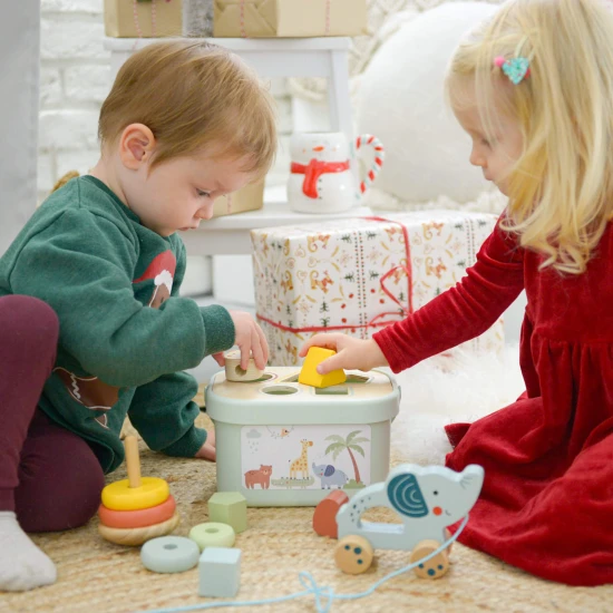 Sada dřevěných hraček pro děti 3 v 1