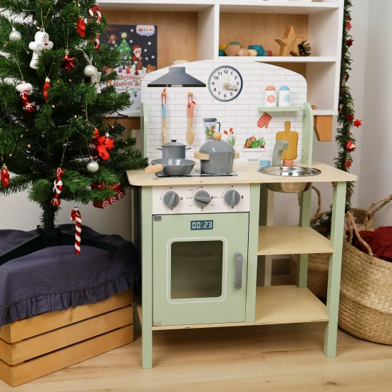Dětská dřevěná kuchyňka Pastel