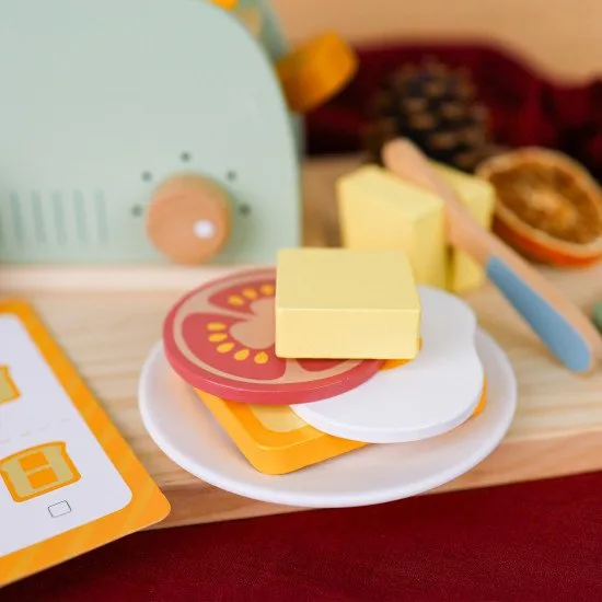 Dětský topinkovač ze dřeva Pastel