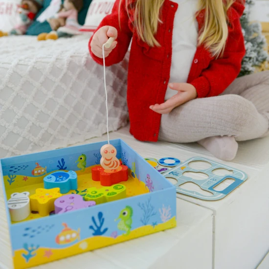 Chytání rybiček Moře společenská hra pro děti