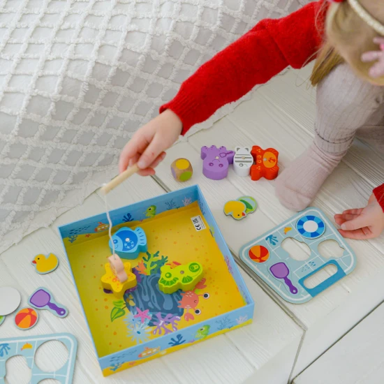 Chytání rybiček Moře společenská hra pro děti