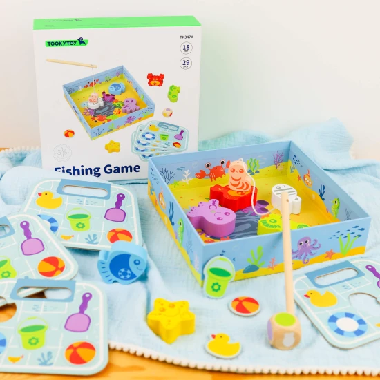 Chytání rybiček Moře společenská hra pro děti