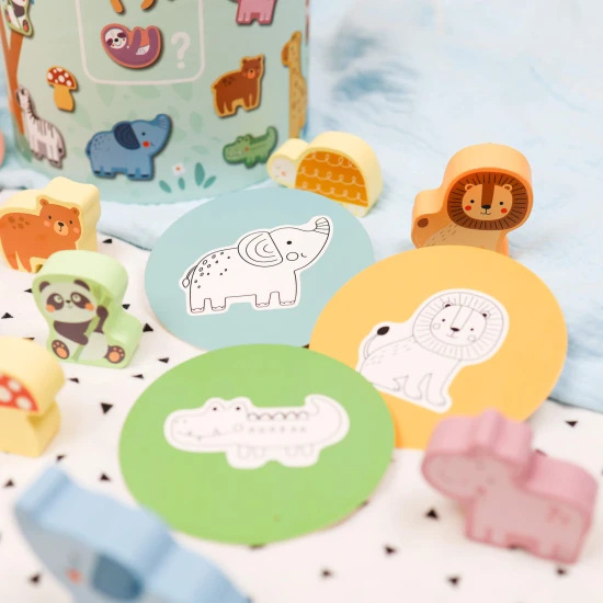 Hmatej a najdi Zvířátka Společenská hra pro děti Tooky Toy