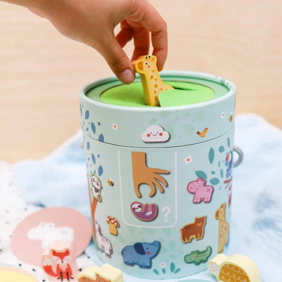 Hmatej a najdi Zvířátka Společenská hra pro děti Tooky Toy