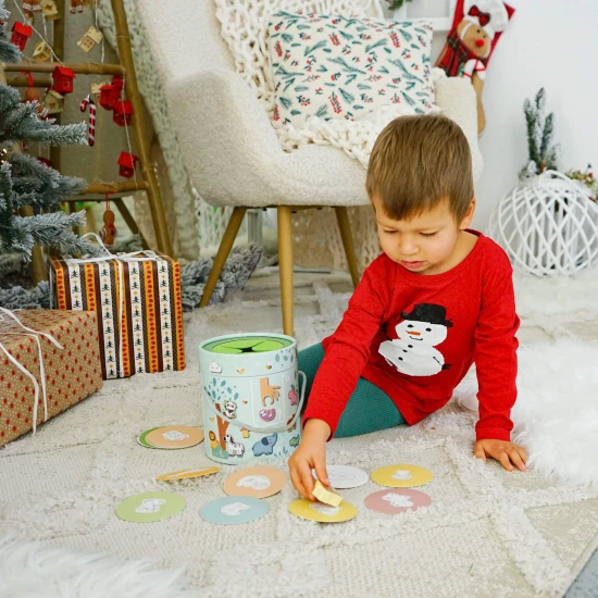 Hmatej a najdi Zvířátka Společenská hra pro děti Tooky Toy