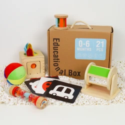 0–6 měsíců Edukační box Baby 6 ks 0–6 měsíců Edukační box Baby 6 ks