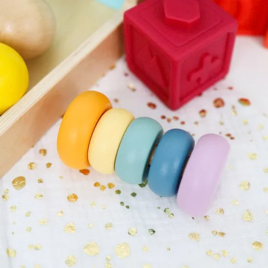 7–12 měsíců Edukační box Mini Montessori hračky pro miminka Tooky Toy