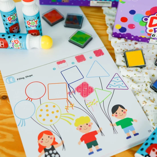 Tookyland Velká kreativní sada 4 v 1 Barvy v tubě Velká kreativní sada Barvy v tubě Malování