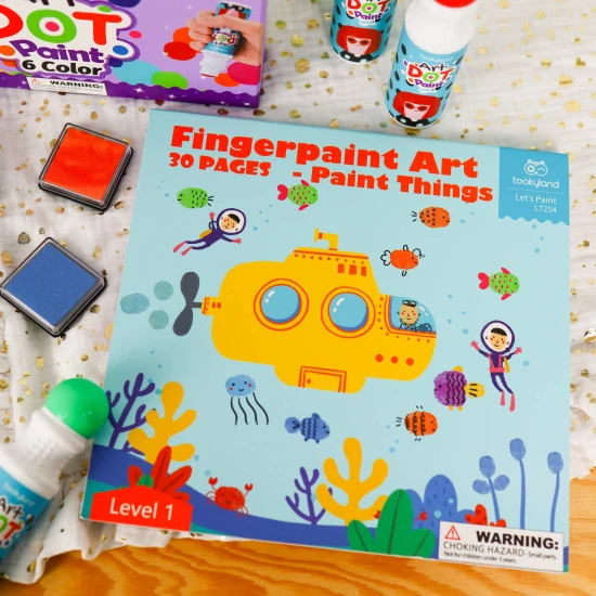 Tookyland Velká kreativní sada 4 v 1 Barvy v tubě Velká kreativní sada Barvy v tubě Malování