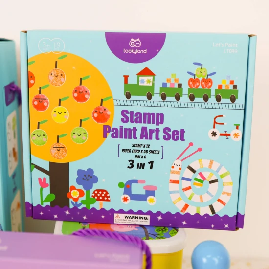 Tookyland Velká kreativní sada 4 v 1 Barvy v tubě Velká kreativní sada Barvy v tubě Malování