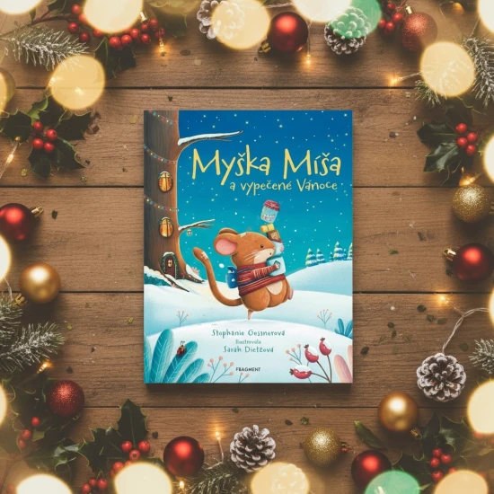 Myška Míša a vypečené Vánoce – vánoční dětská knížka o zvířátkách
