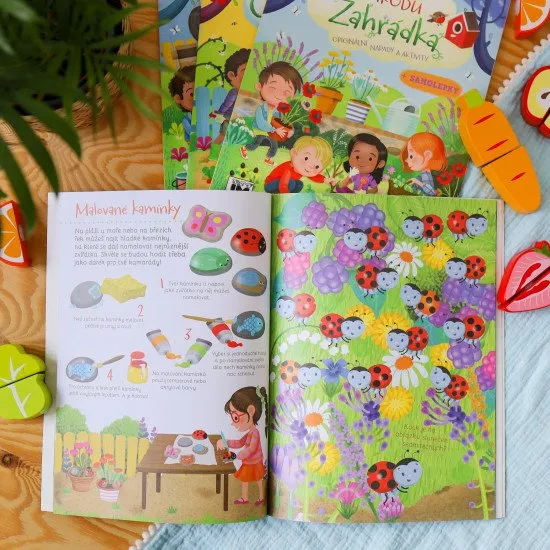 Kniha plná zajímavých aktivit a nápadů pro všechny milovníky přírody obsahuje 32 stran a více než 30 samolepek.