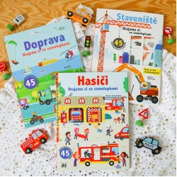Hrajeme si se samolepkami - Hasiči Hrajeme si se samolepkami - Hasiči