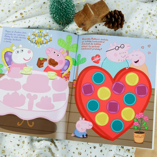 Jiri Models Peppa Pig - Vaříme a mlsáme s Peppou Samolepkový sešit Peppa Pig s recepty a voňavými samolepkami.