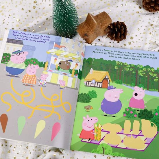 Jiri Models Peppa Pig - Vaříme a mlsáme s Peppou Samolepkový sešit Peppa Pig s recepty a voňavými samolepkami.