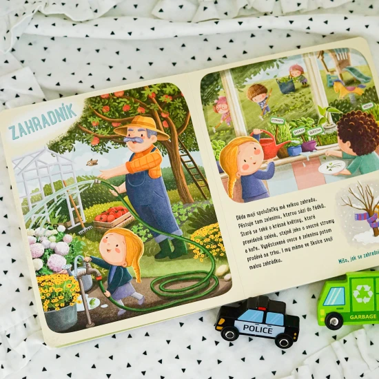Pikola Kubík a Míša poznávají povolání Kubík je zvídavý předškolák, a právě teď ho fascinují různá povolání.
