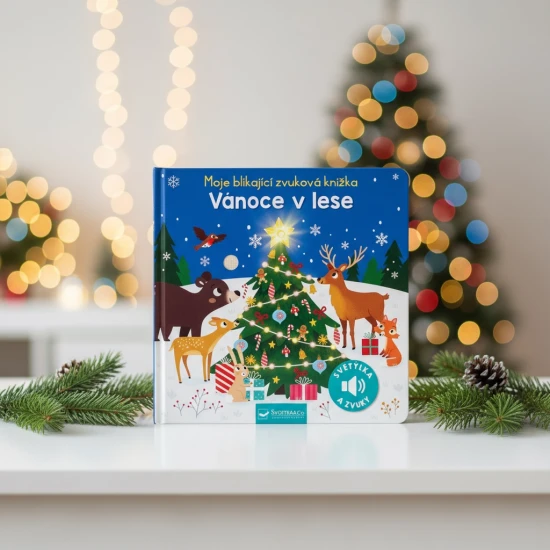 Vánoce v lese: Blikající zvuky a kouzelná atmosféra pro děti