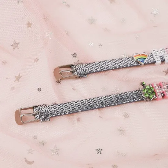 Stříbrný dětský náramek se jménem DISCO Nojomojo