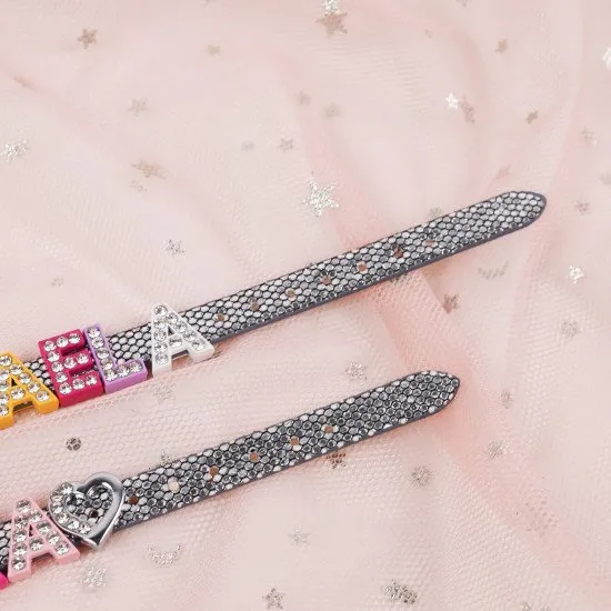 Stříbrný dětský náramek se jménem DISCO Nojomojo