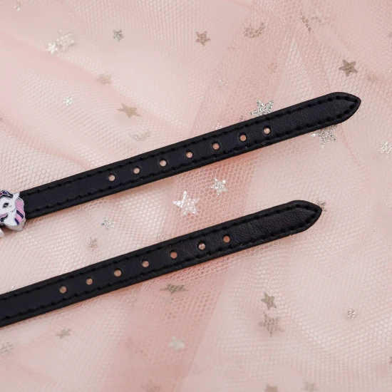 Černý dětský náramek se jménem KLASIK Nojomojo