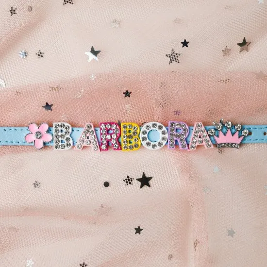 Přívěsek písmeno B na dětský náramek se jménem Nojomojo