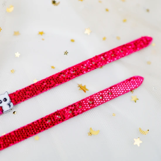 Třešňový dětský náramek se jménem DISCO Nojomojo