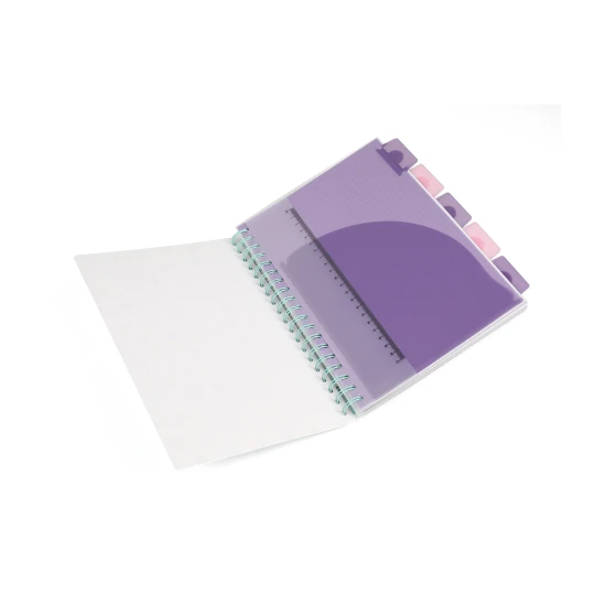 Poznámkový blok B5 Stitch Pastel s barevnými záložkami a veselým motivem Disney postavičky Stitch