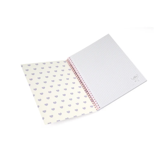 Spirálový zápisník Stitch Pastel B5 s motivem Disney, pastelové barvy, 100 stran, ideální na poznamky a deník