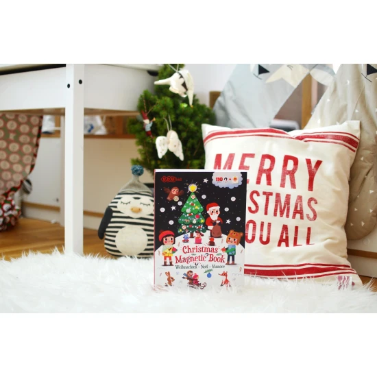 EDUkid Magnetická kniha Vánoce – Christmas Magnetic Book Magnetická kniha Vánoce – Christmas Magnetic Book