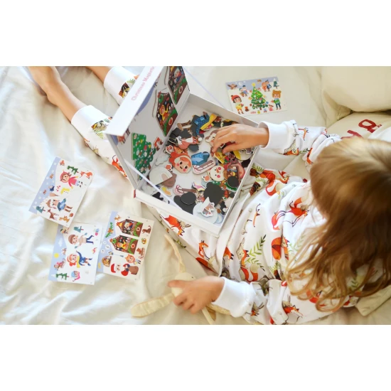 EDUkid Magnetická kniha Vánoce – Christmas Magnetic Book Magnetická kniha Vánoce – Christmas Magnetic Book