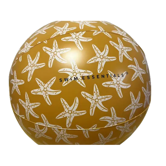 Užijte si spoustu zábavy s tímto nafukovacím míčem od Swim Essentials s motivem mořských hvězdic.