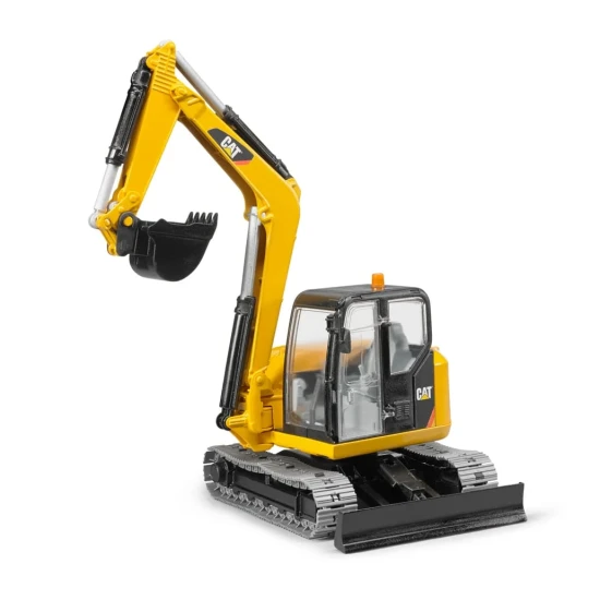 Bruder Bruder pásový bagr CAT Model Cat® Mini rýpadla s pásovým podvozkem a otočnou kabinou pro práci v náročném terénu.