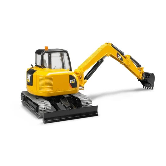 Bruder Bruder pásový bagr CAT Model Cat® Mini rýpadla s pásovým podvozkem a otočnou kabinou pro práci v náročném terénu.