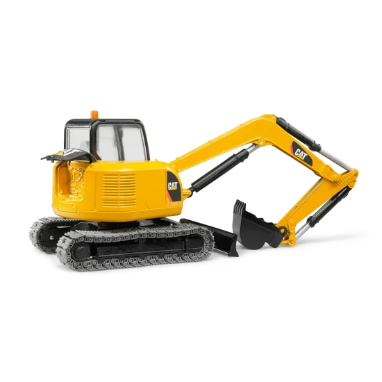 Bruder Bruder pásový bagr CAT Model Cat® Mini rýpadla s pásovým podvozkem a otočnou kabinou pro práci v náročném terénu.