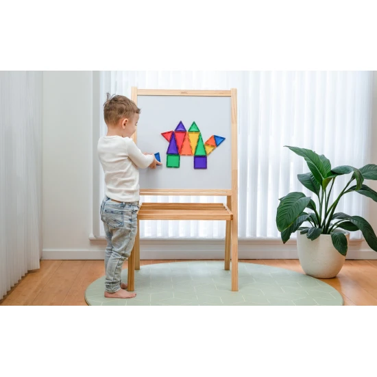 CONNETIX 24dílná Rainbow Mini Pack Sada – Magnetické dlaždice v pestrých barvách podporující kreativitu a tvorbu různých projektů pro děti.