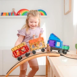 Magnetická stavebnice Rainbow Transport 50 dílů