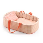 Pomea Přenosná postýlka pro panenky Pink Lines