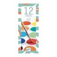 Vodové barvy 12 barev