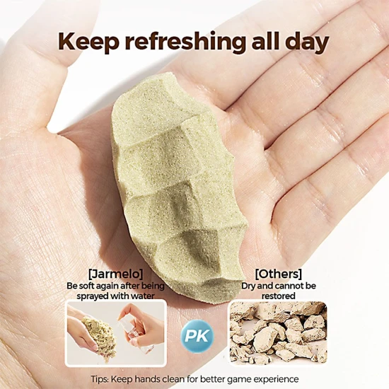 Sada na kinetický písek pro děti – formičky, nástroje a stavební autíčka