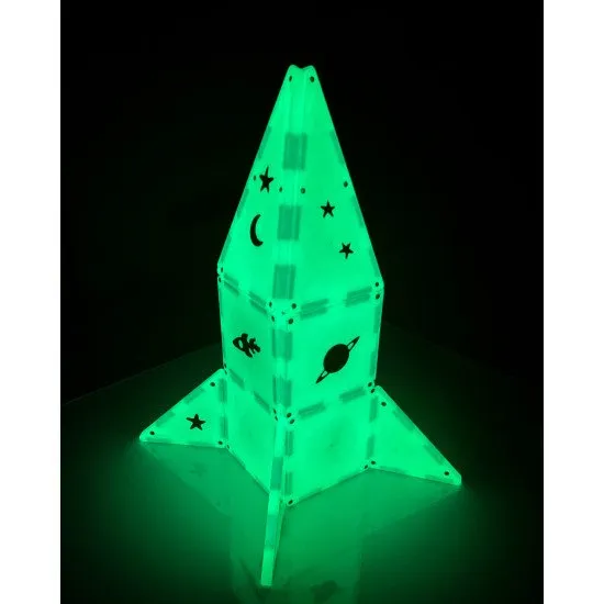 Originální magnetická stavebnice, která svítí ve tmě.