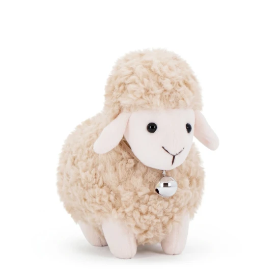 Ovečka Dolly se zvonečkem 13 cm Beige