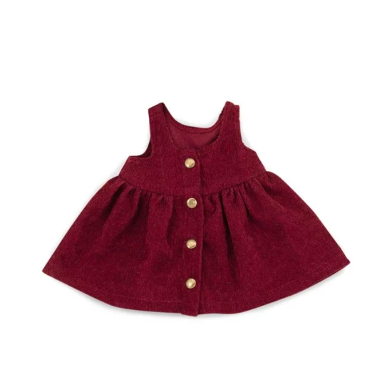 Set oblečení pro pejska Lucky Doggy – Cozy Casual, vínové šatičky a srdíčkové tričko