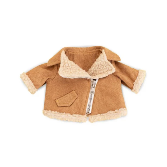 Lucky Doggy oblečení pro pejska Leopard Fur Outfit – zimní bunda, tričko a leopardí kalhoty pro plyšového pejska