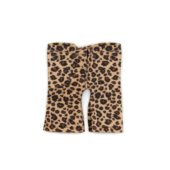Lucky Doggy oblečení pro pejska Leopard Fur Outfit – zimní bunda, tričko a leopardí kalhoty pro plyšového pejska