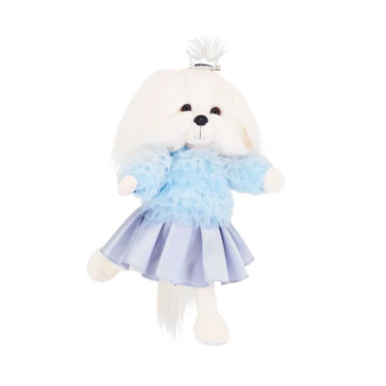 Plyšový pejsek maltézská fenka Lucky Doggy – Mimi Carnival, měkký plyšový pejsek pro děti