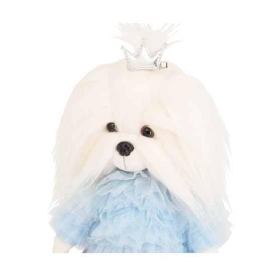 Plyšový pejsek maltézská fenka Lucky Doggy – Mimi Carnival, měkký plyšový pejsek pro děti