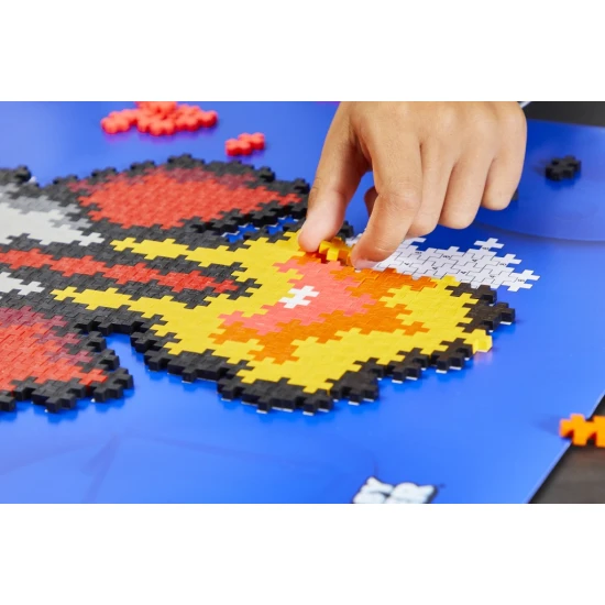 Kreativní sada Plus-Plus – Skládej podle čísel Raketa – 500 dílků, mozaika rakety