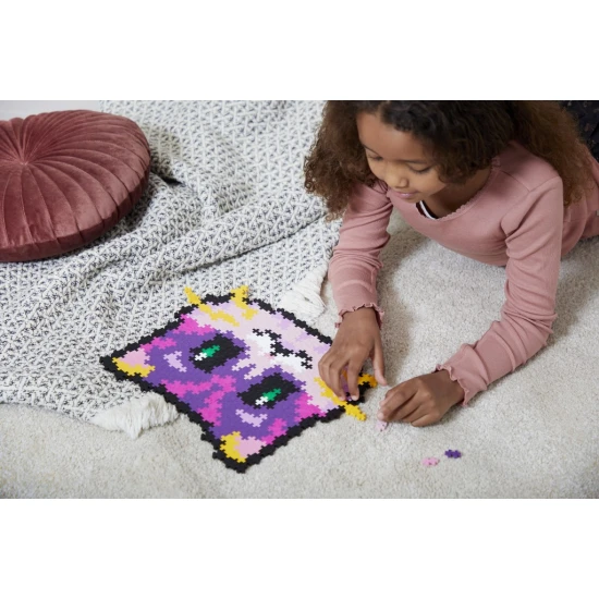 Kreativní sada Plus-Plus – Skládej podle čísel Kočička – 500 dílků, mozaika kočičky