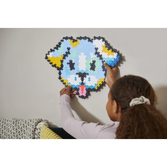 Kreativní sada Plus-Plus – Skládej podle čísel Pejsek – 500 dílků, mozaika pejska