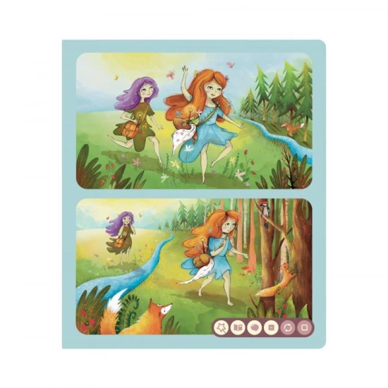 Pohádkové vyprávění v mluvicí knize Víla a princezna zavede děti do vílí země.